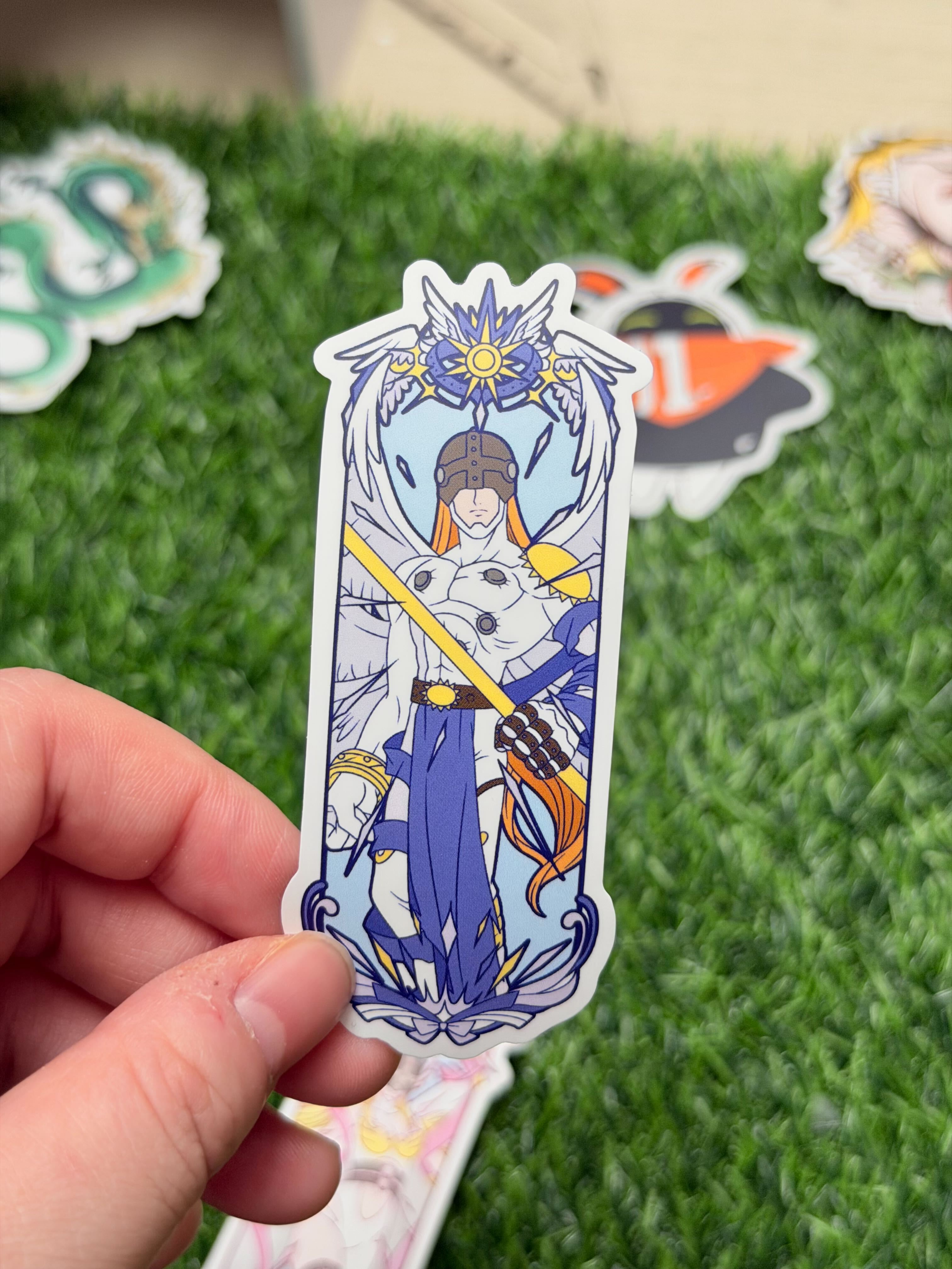 Digimon Matte Vinyl Stickers | Angemon & Angewomon