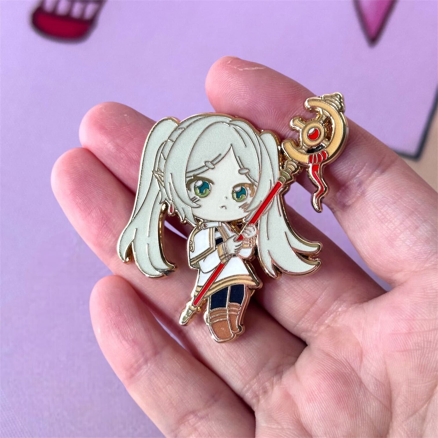Frieren the Mage Enamel Pin