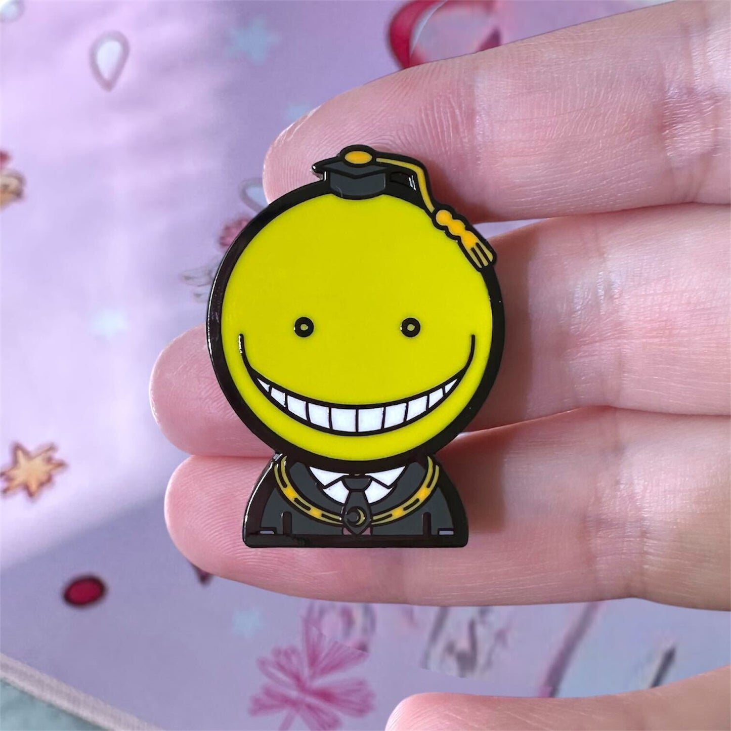 Assassination Classroom Koro Sensei hard enamel pin