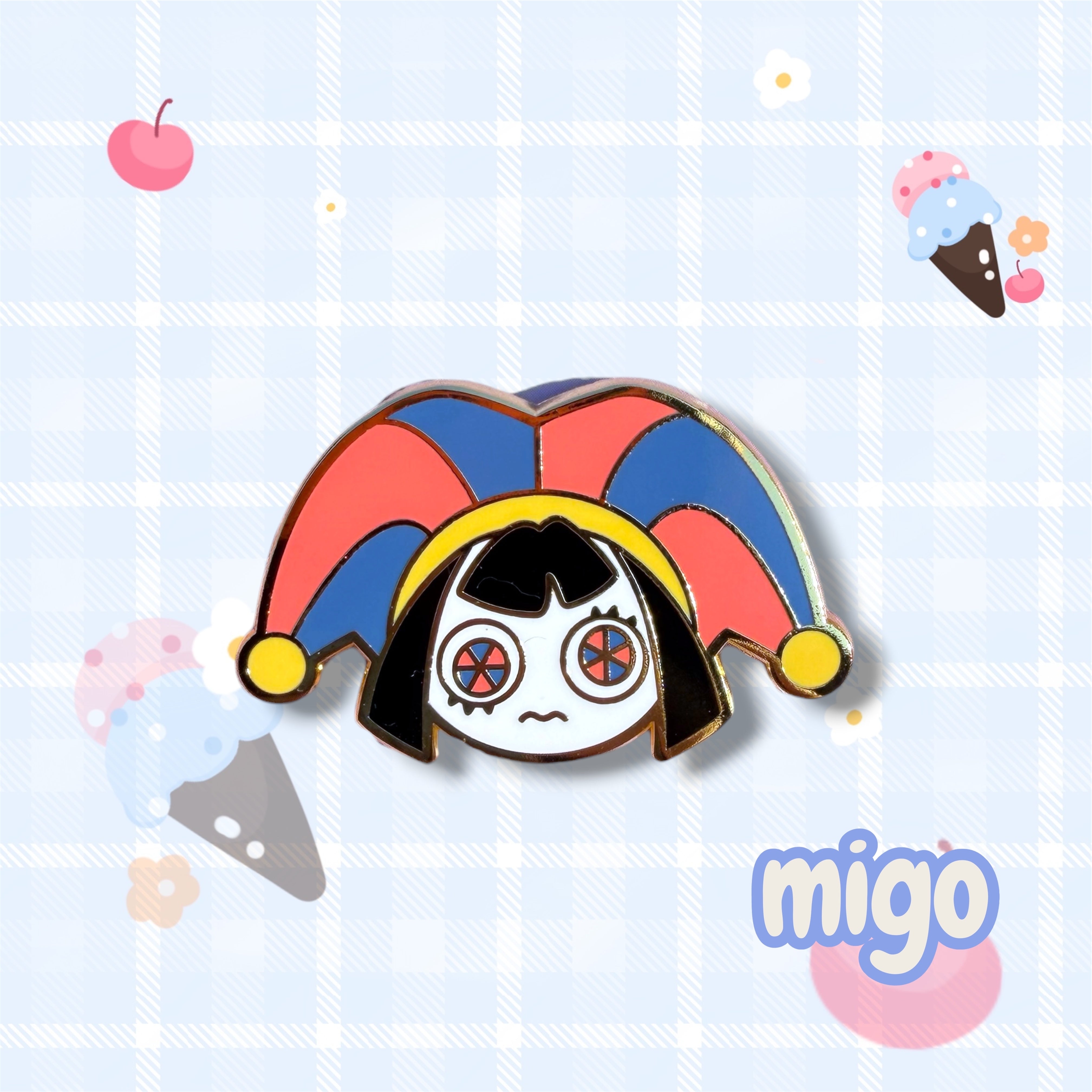 The Amazing Digital Circus - Pomni & Jax Enamel Pin