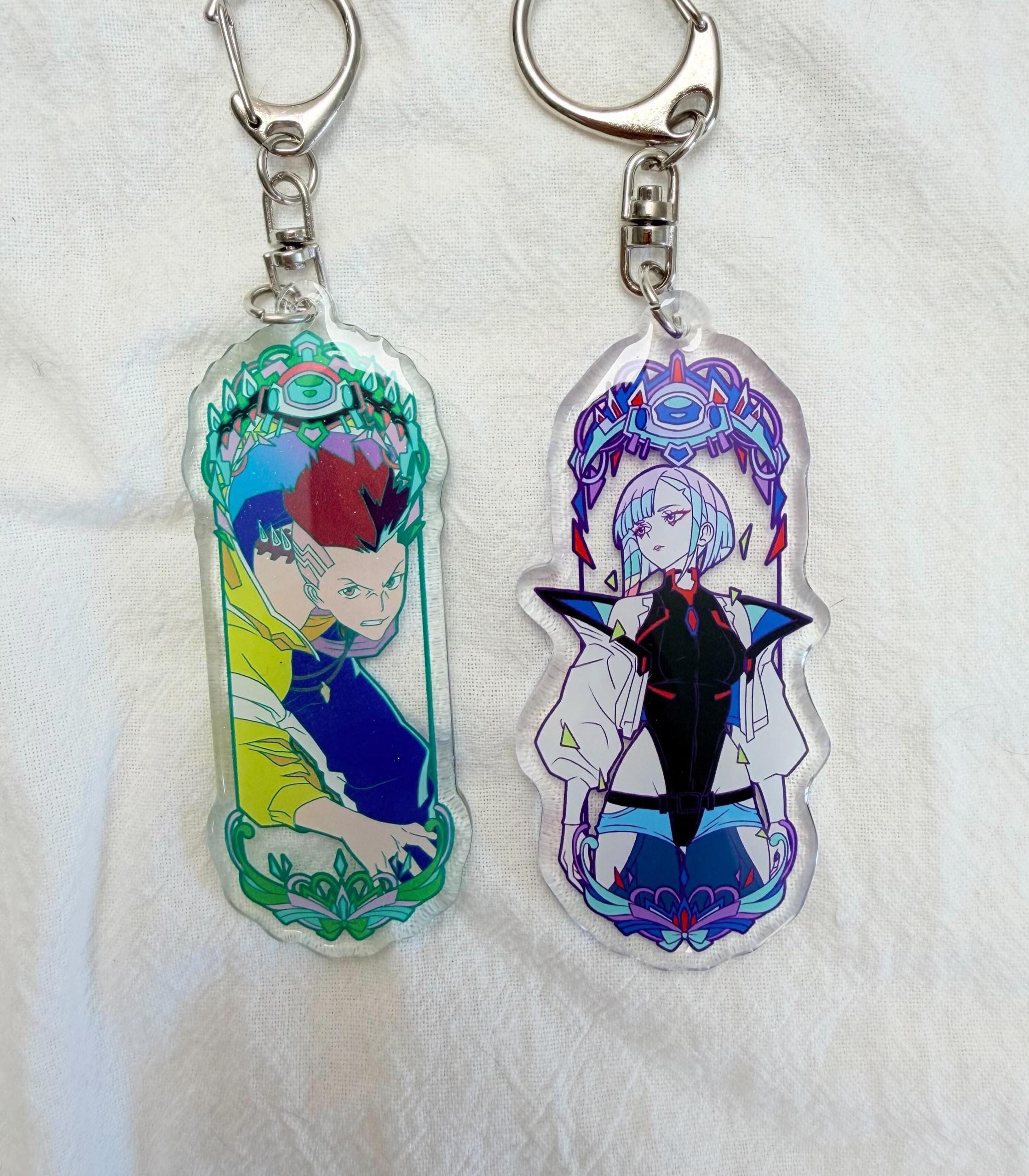 Cyberpunk: Edgerunners Acrylic Charm – David & Lucy