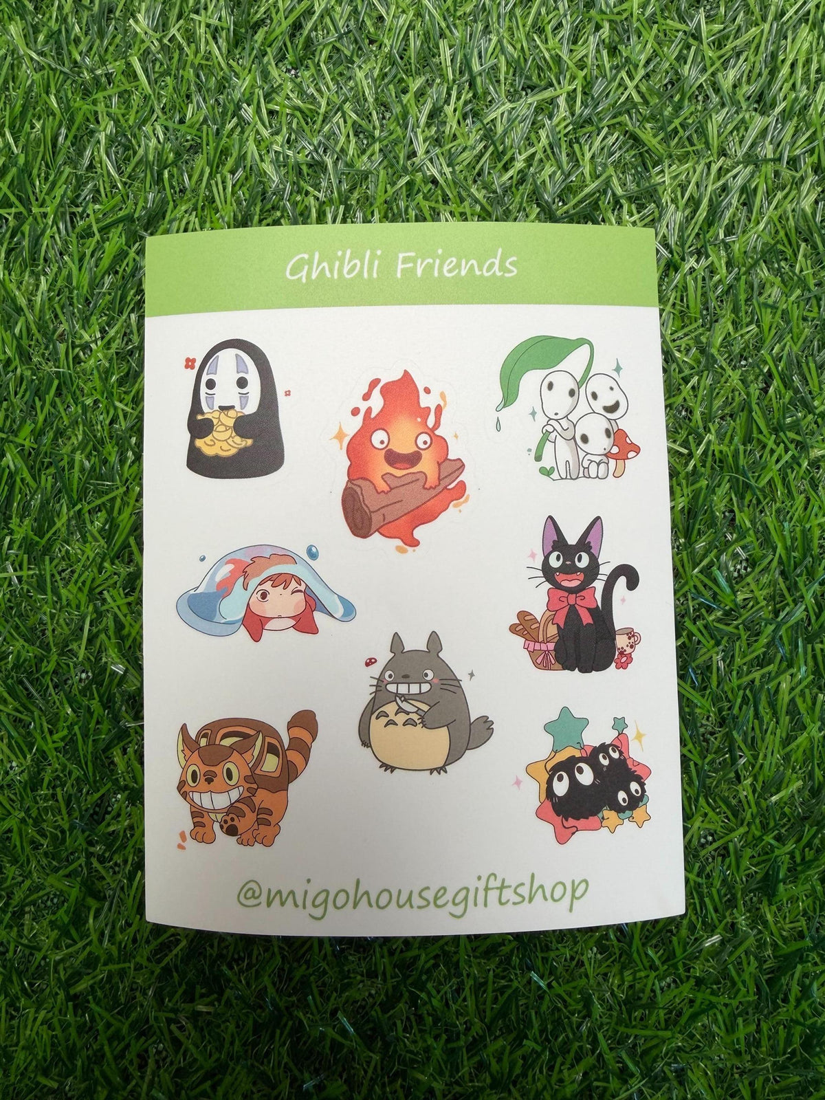 Studio Ghibli Matte Vinyl Sticker Sheet