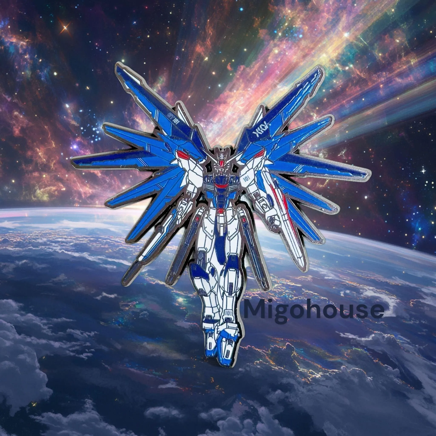 Gundam Freedom Enamel Pin