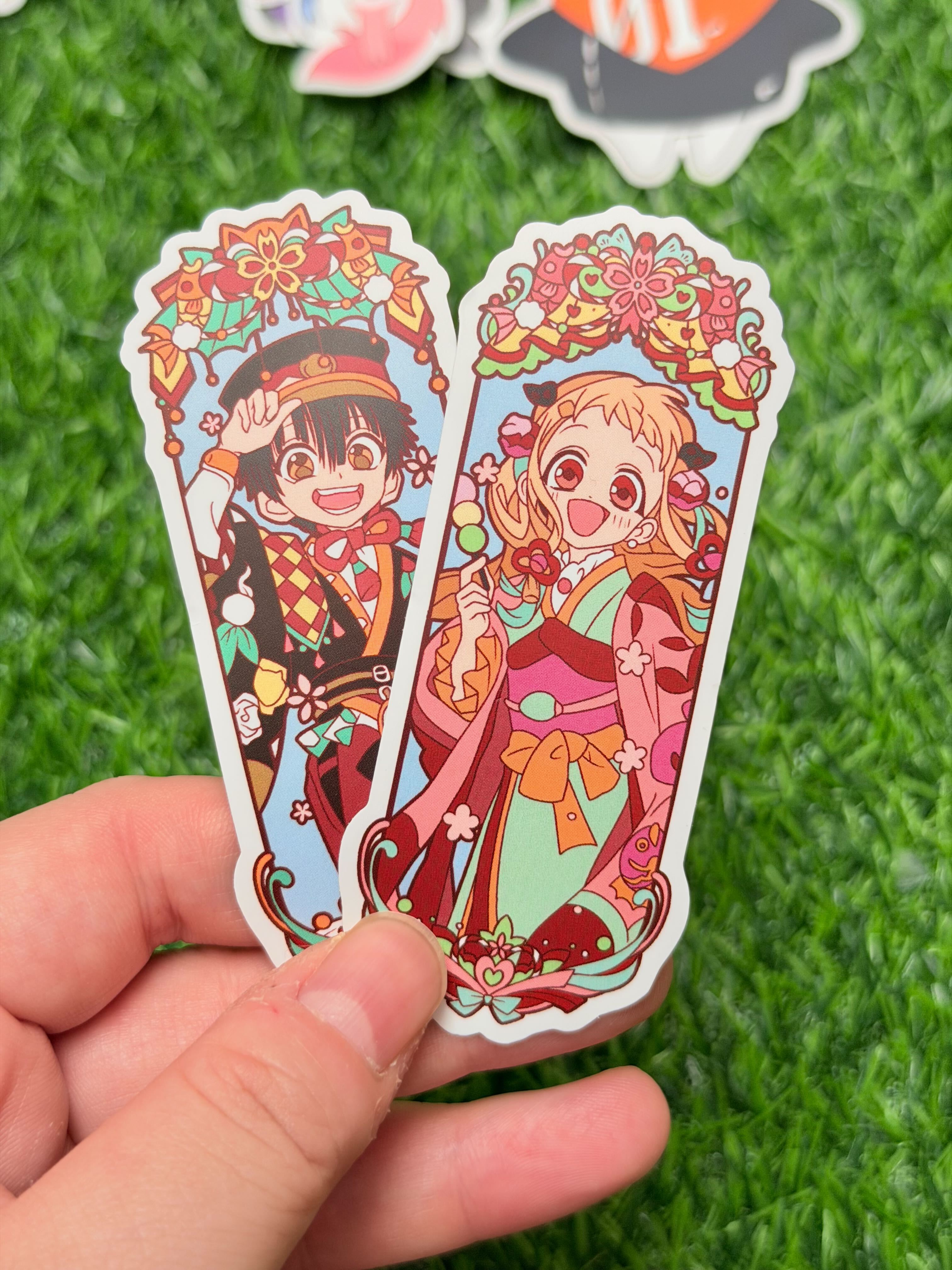 Toilet-Bound Hanako-kun Matte Vinyl Stickers | Hanako-kun & Nene Yashiro