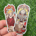 Gachiakuta Matte Vinyl Stickers | Rudo & Enjin