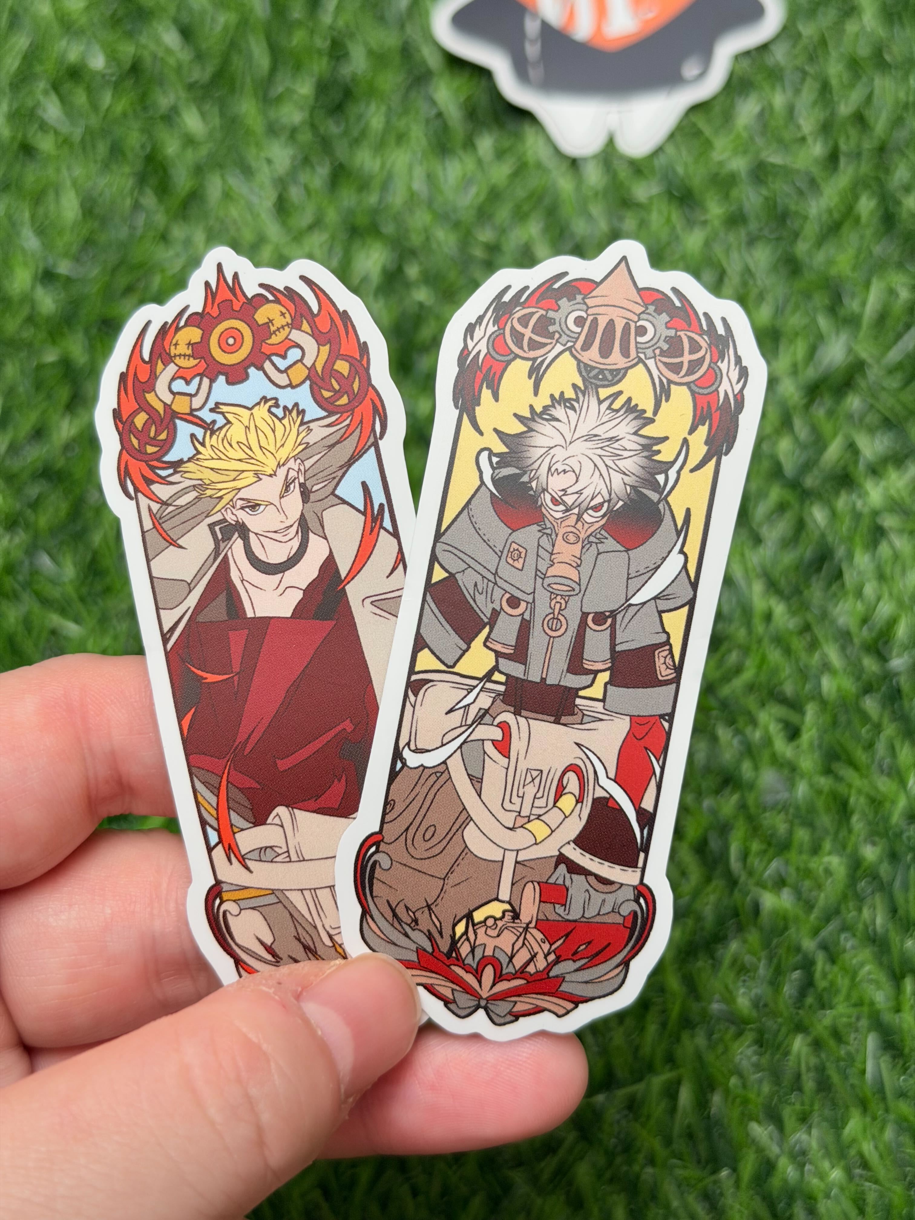 Gachiakuta Matte Vinyl Stickers | Rudo & Enjin
