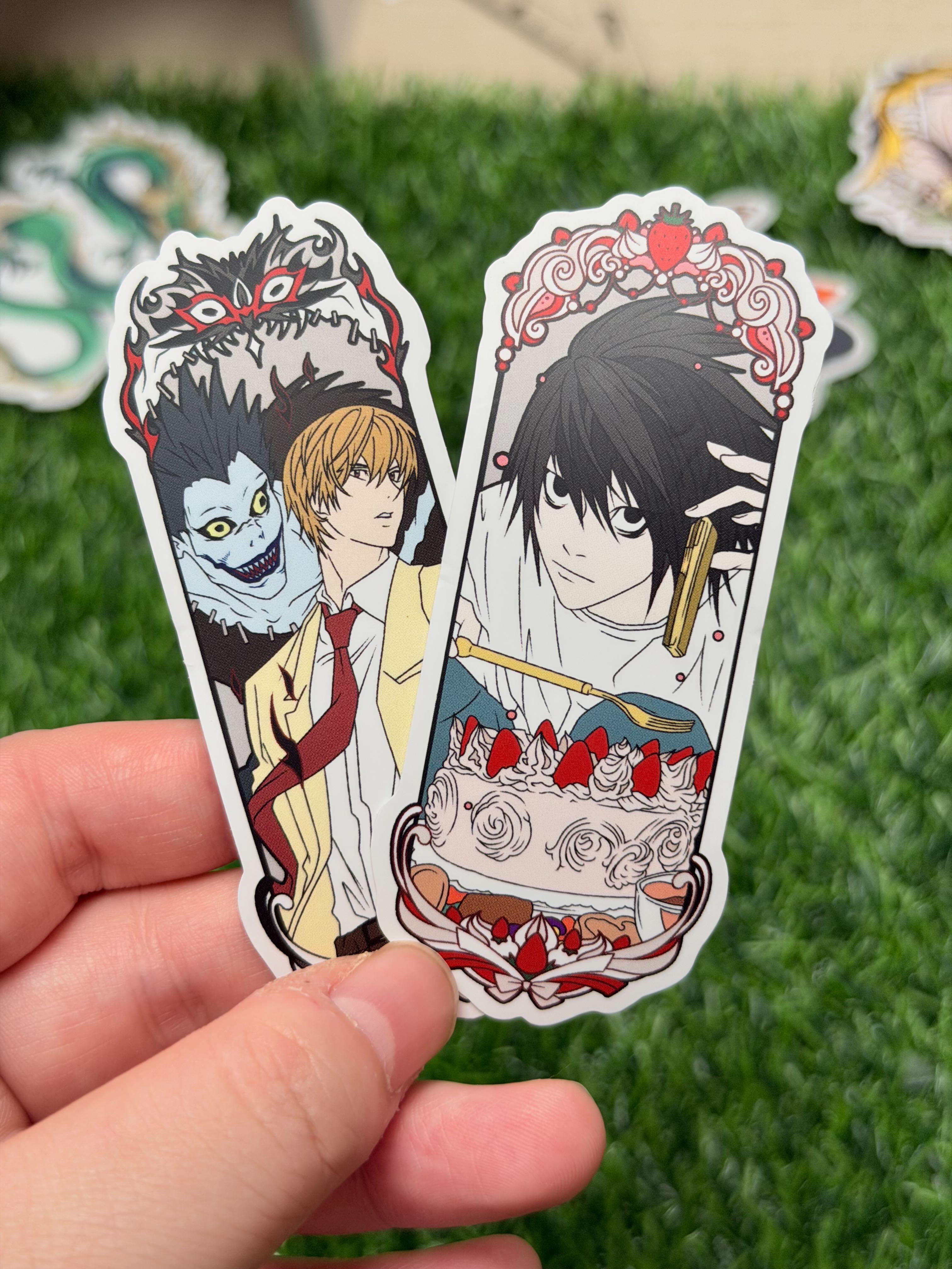 Death Note Matte Vinyl Stickers | Light Yagami & L