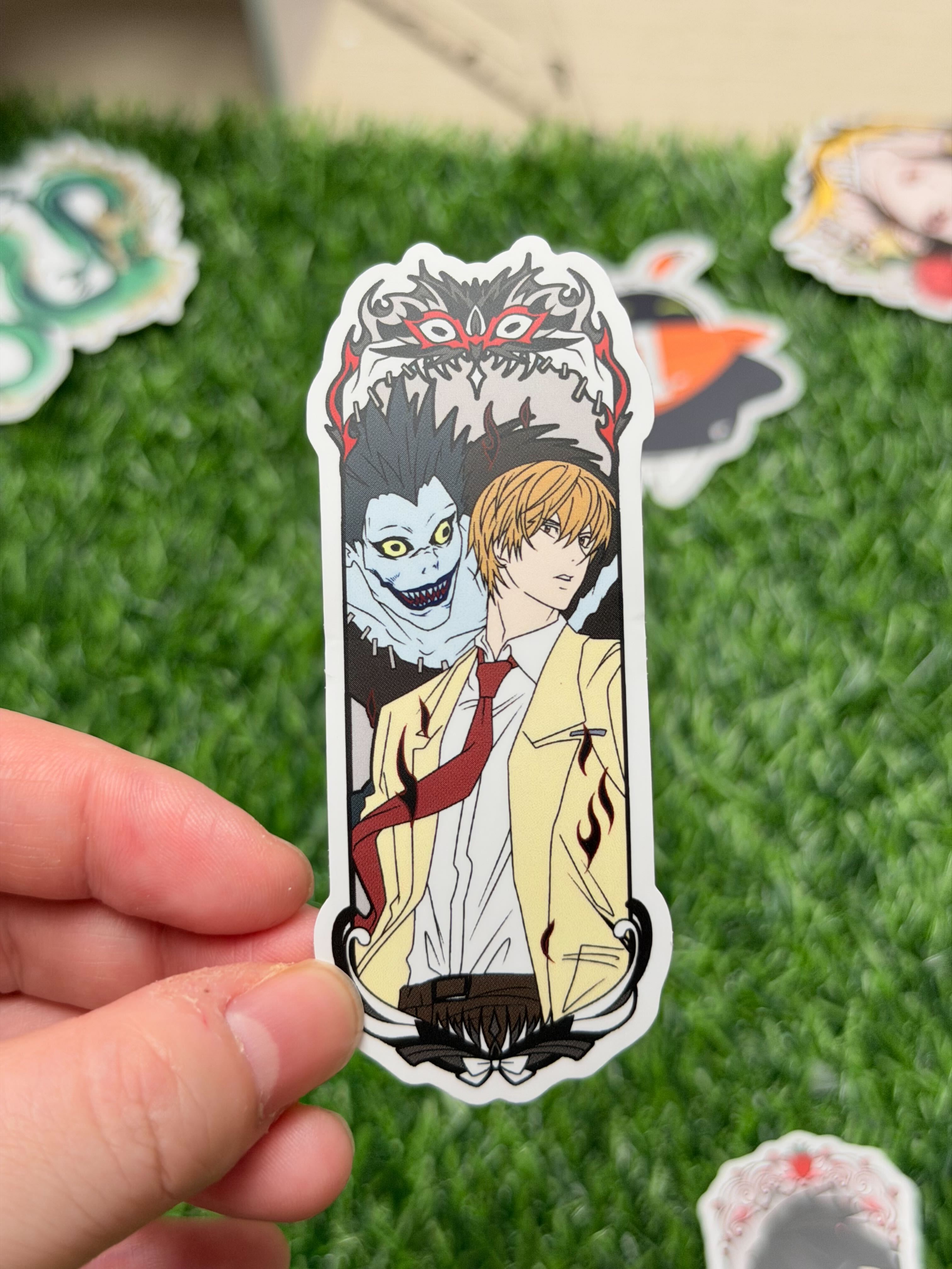 Death Note Matte Vinyl Stickers | Light Yagami & L