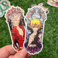 The Seven Deadly Sins Matte Vinyl Stickers | Meliodas & Ban