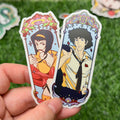 Cowboy Bebop Matte Vinyl Stickers | Spike Spiegel & Faye Valentine