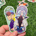 Cyberpunk: Edgerunners Matte Vinyl Stickers | Lucy & David Martinez
