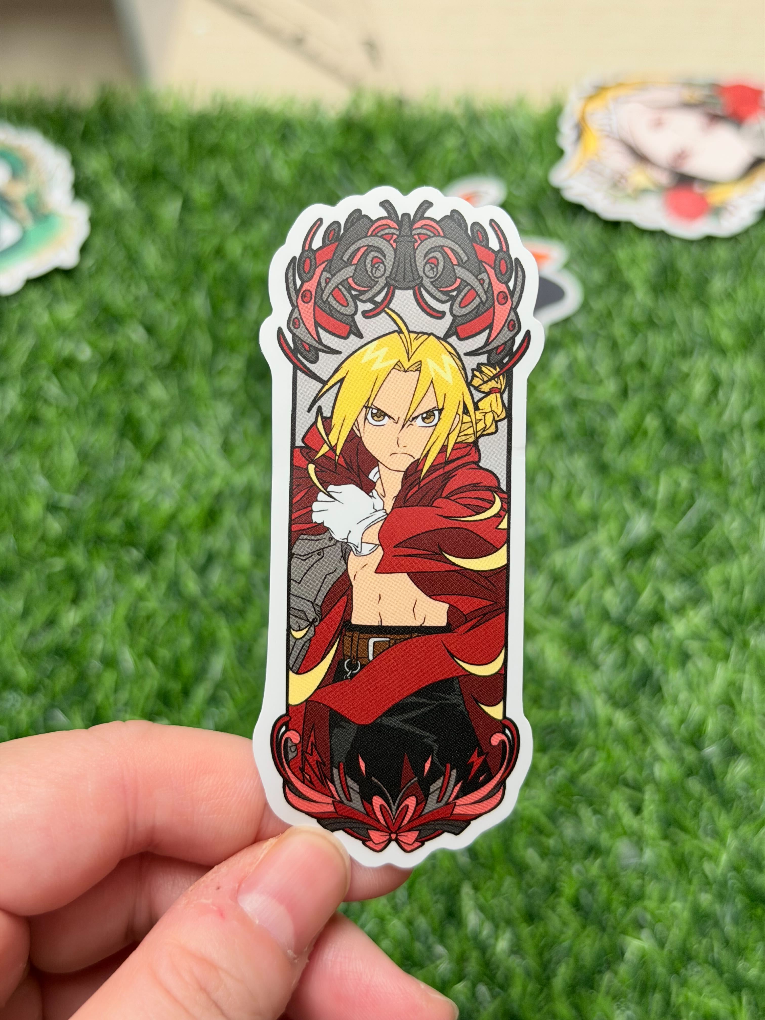 Fullmetal Alchemist Matte Vinyl Stickers | Edward Elric