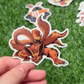Naruto Matte Vinyl Sticker | Kurama Nine-Tailed Fox
