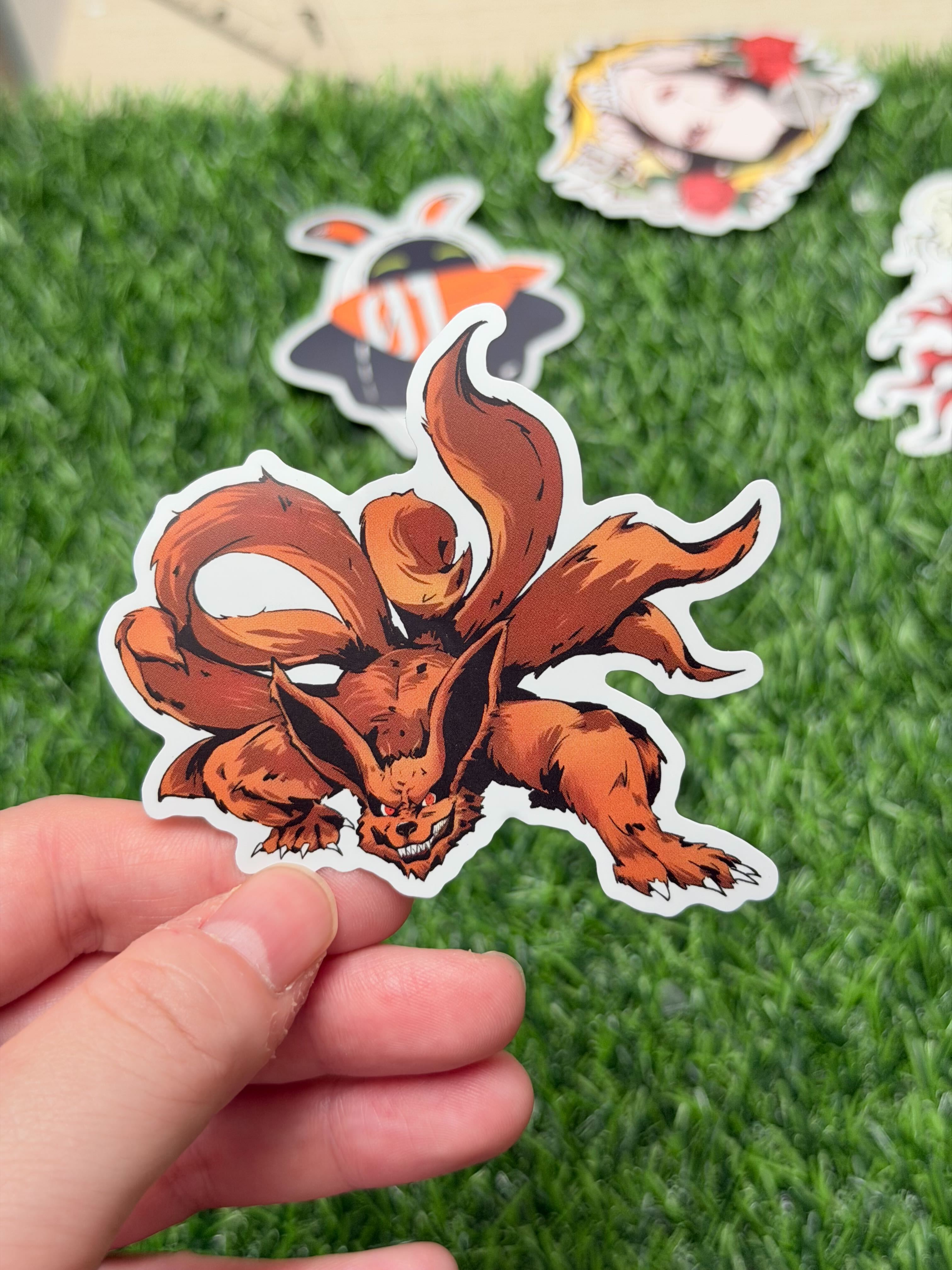 Naruto Matte Vinyl Sticker | Kurama Nine-Tailed Fox