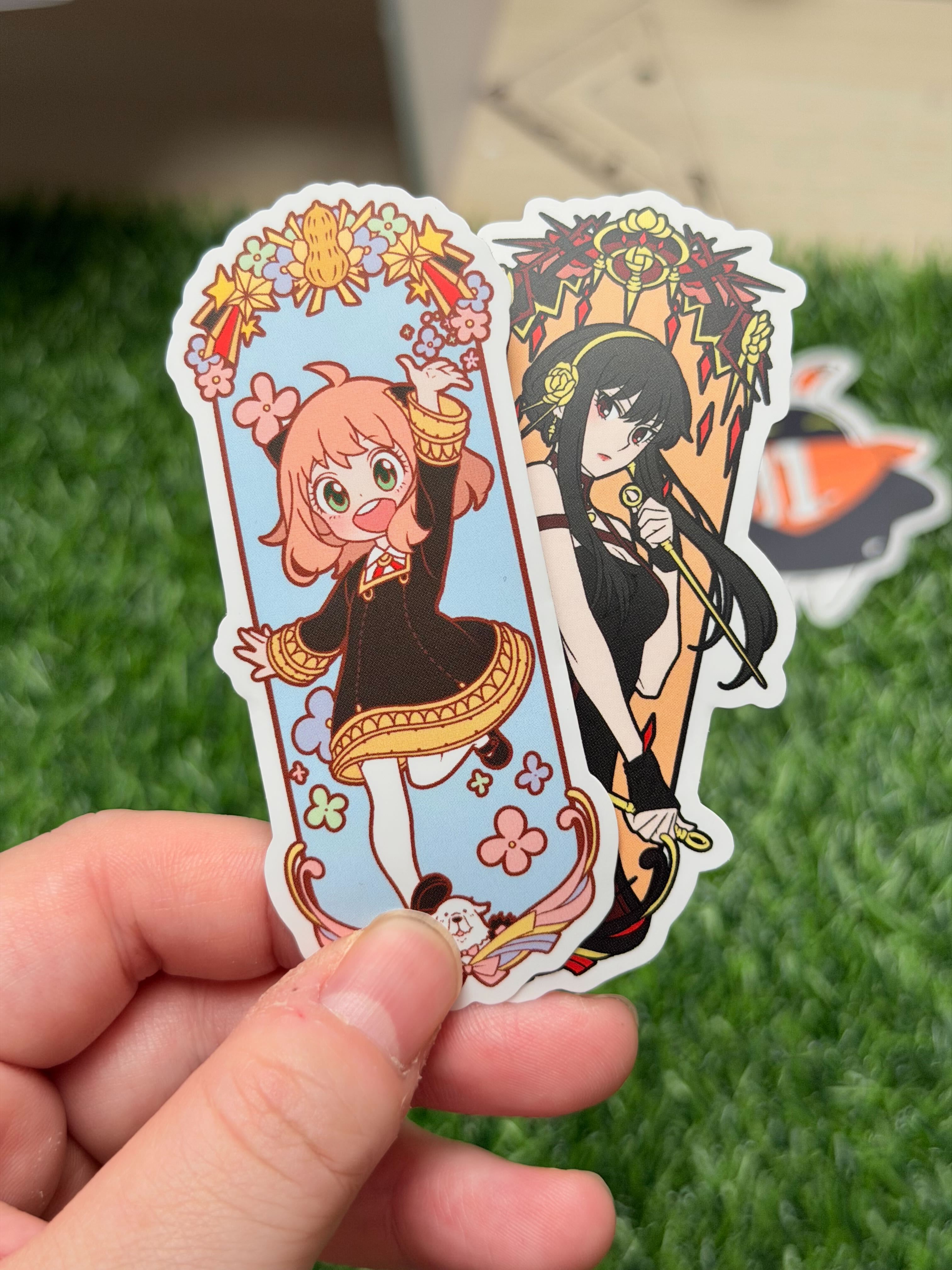 Spy × Family Matte Vinyl Stickers | Anya Forger & Yor Forger