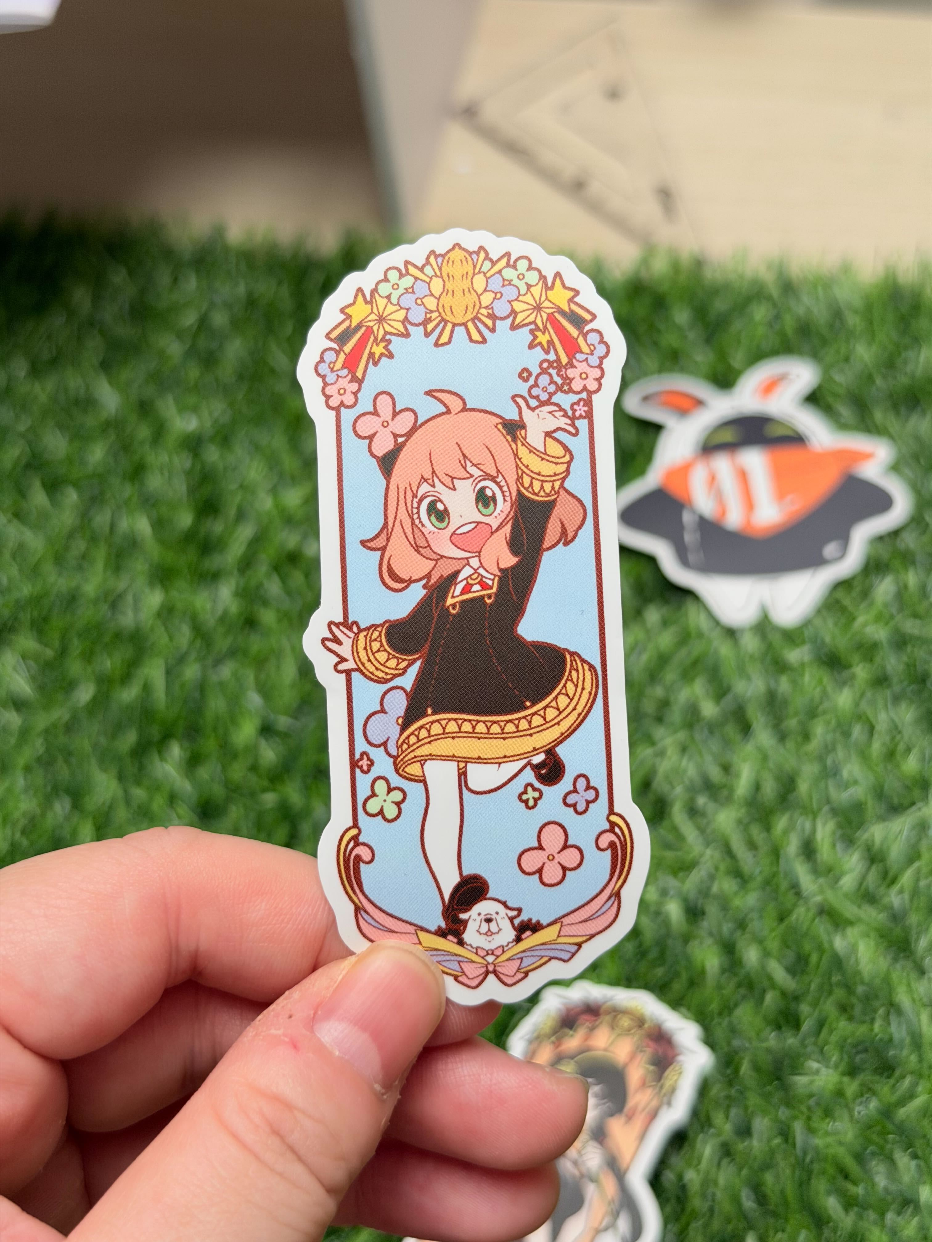 Spy × Family Matte Vinyl Stickers | Anya Forger & Yor Forger