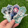 Alien Stage Matte Vinyl Stickers – Ivan, Till, Mizi & Sua