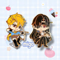 Daemons of the Shadow Realm Asa & Yuru Hard Enamel Pin