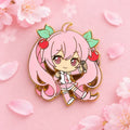 Chibi Sakura Hatsune Miku Hard Enamel Pin | Virtual Vocalist