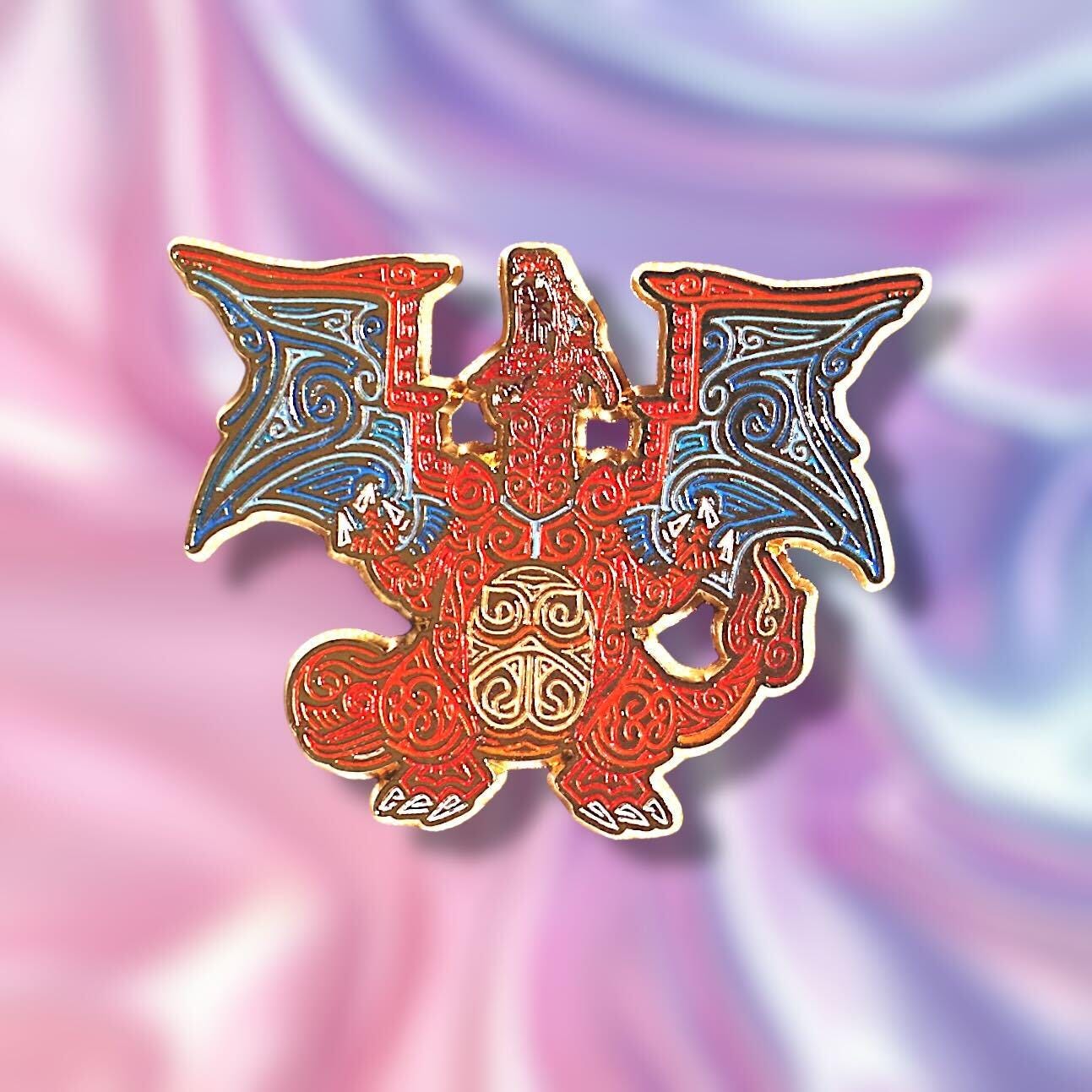 Charizard Hard Enamel Pin: Anime Dragon Backpack Pin