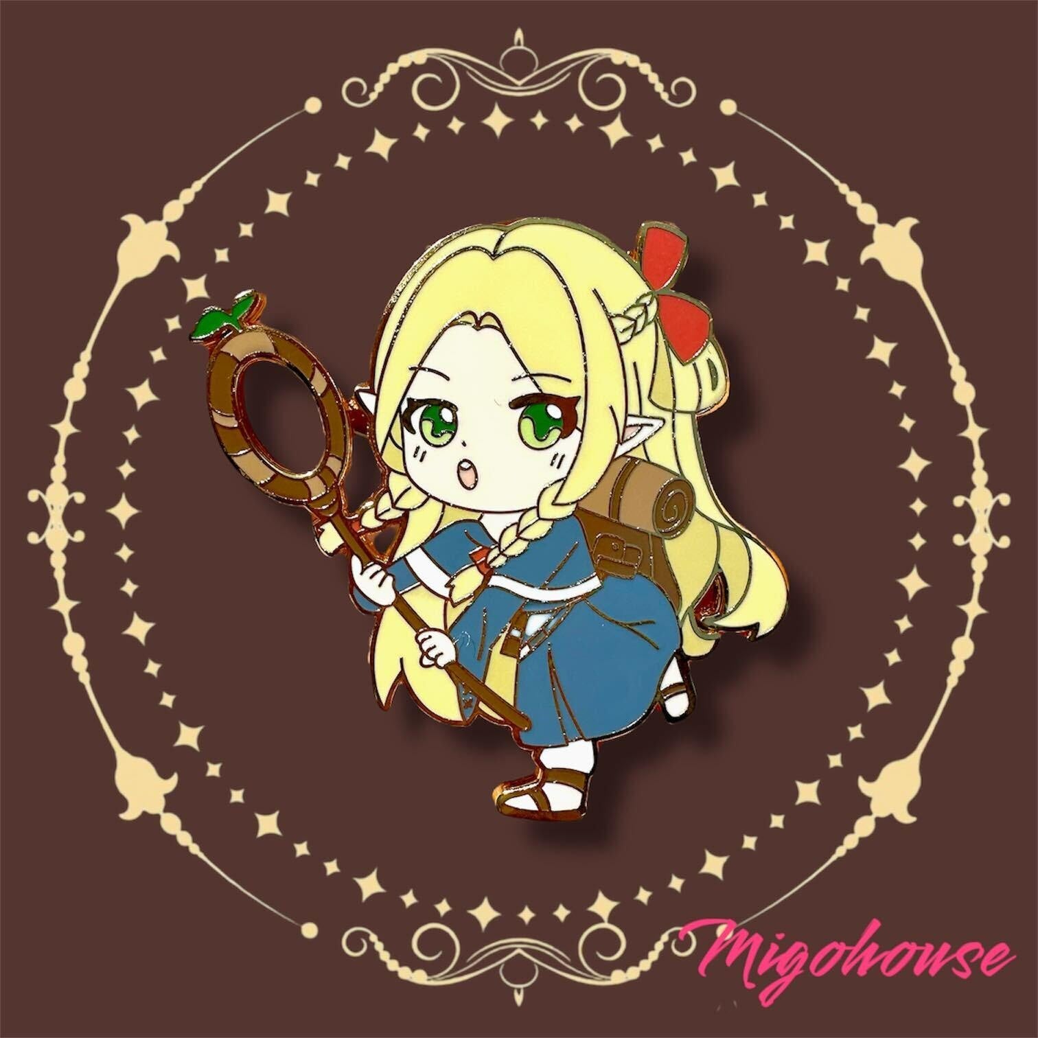 Marcille Donato Hard Enamel Pins- Delicious in Dungeon