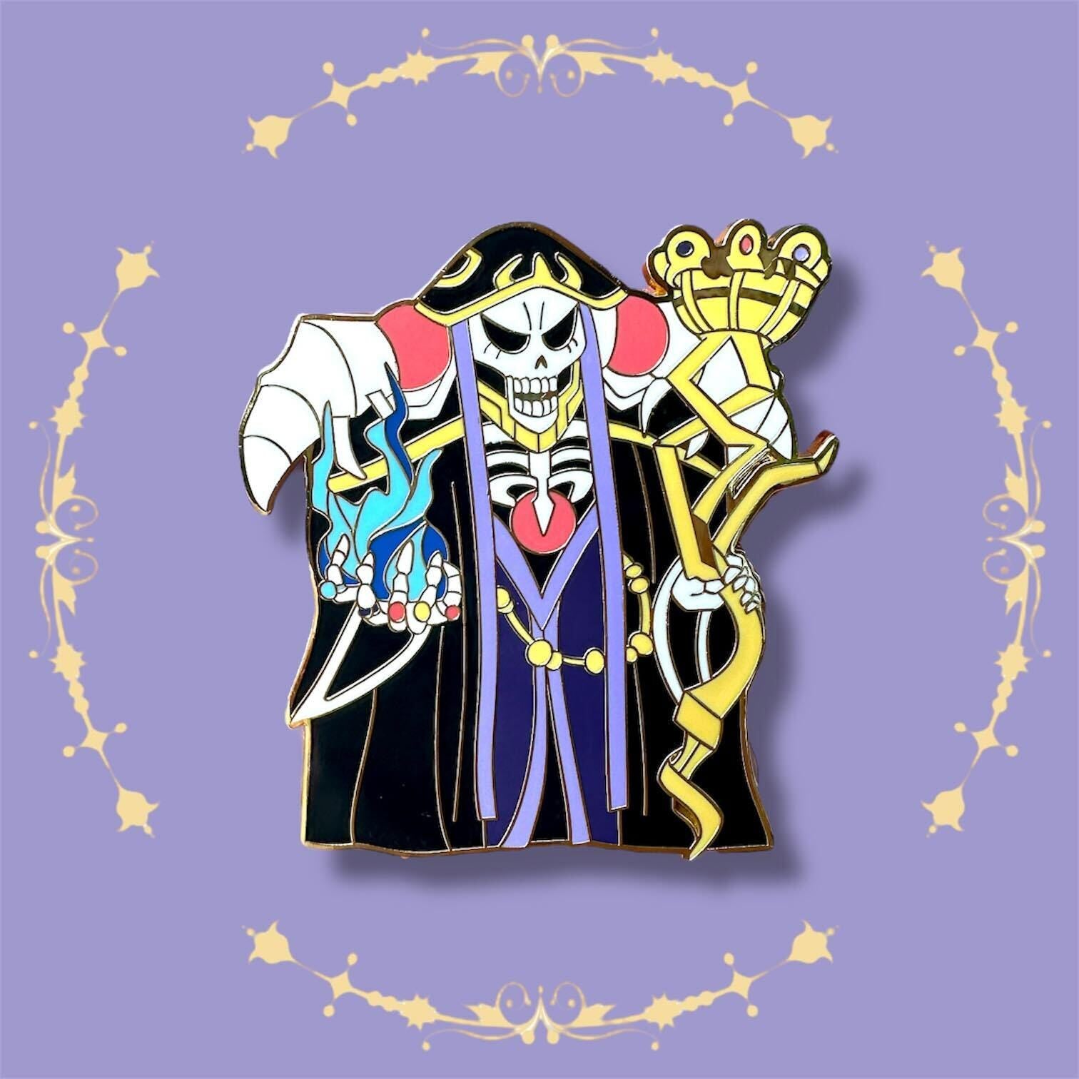 Overlord enamel pin | Ainz Ooal Gown pin