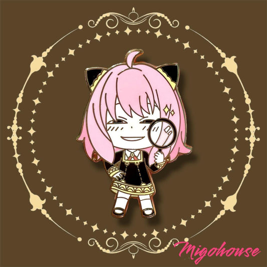Anya Hard Enamel Pins- Spy