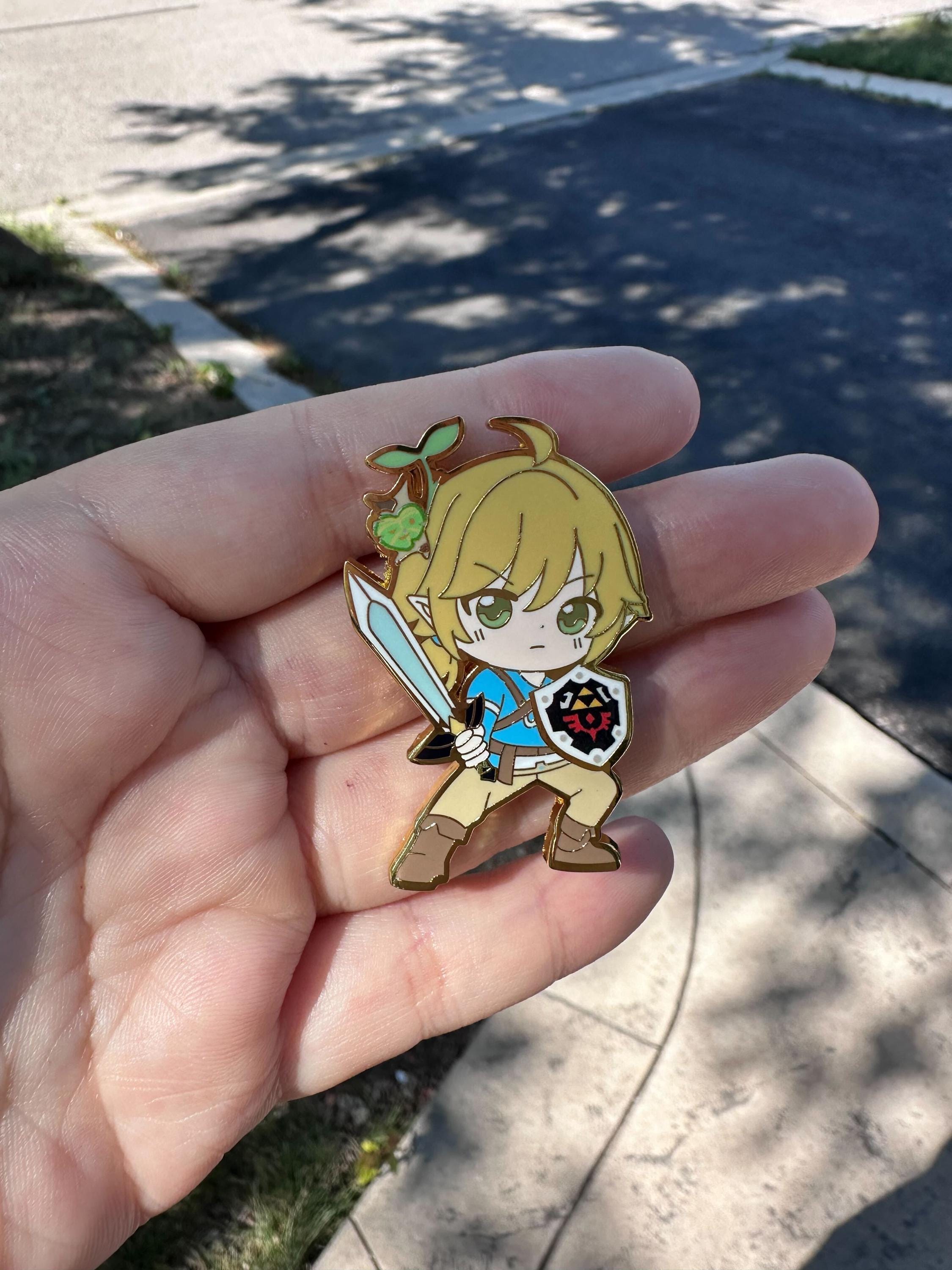 Zelda Enamel Pin | Cute Link Pin, Anime Style