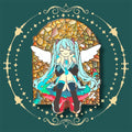 Stained Glass Angel Miku Hard Enamel Pin | Hatsune Miku