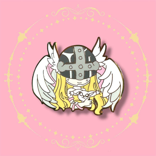 Angewomon Enamel Pin | Cute Digimon Accessory