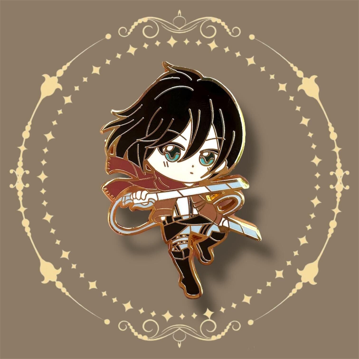 Ackerman Enamel Pin: Titan Anime Accessory | Eren Pin | Yeager