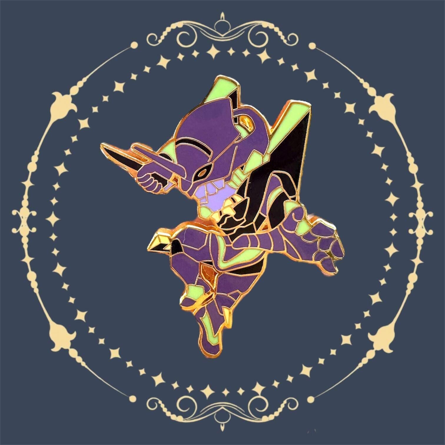 Eva unit 01 Hard Enamel Pins , Evangelion