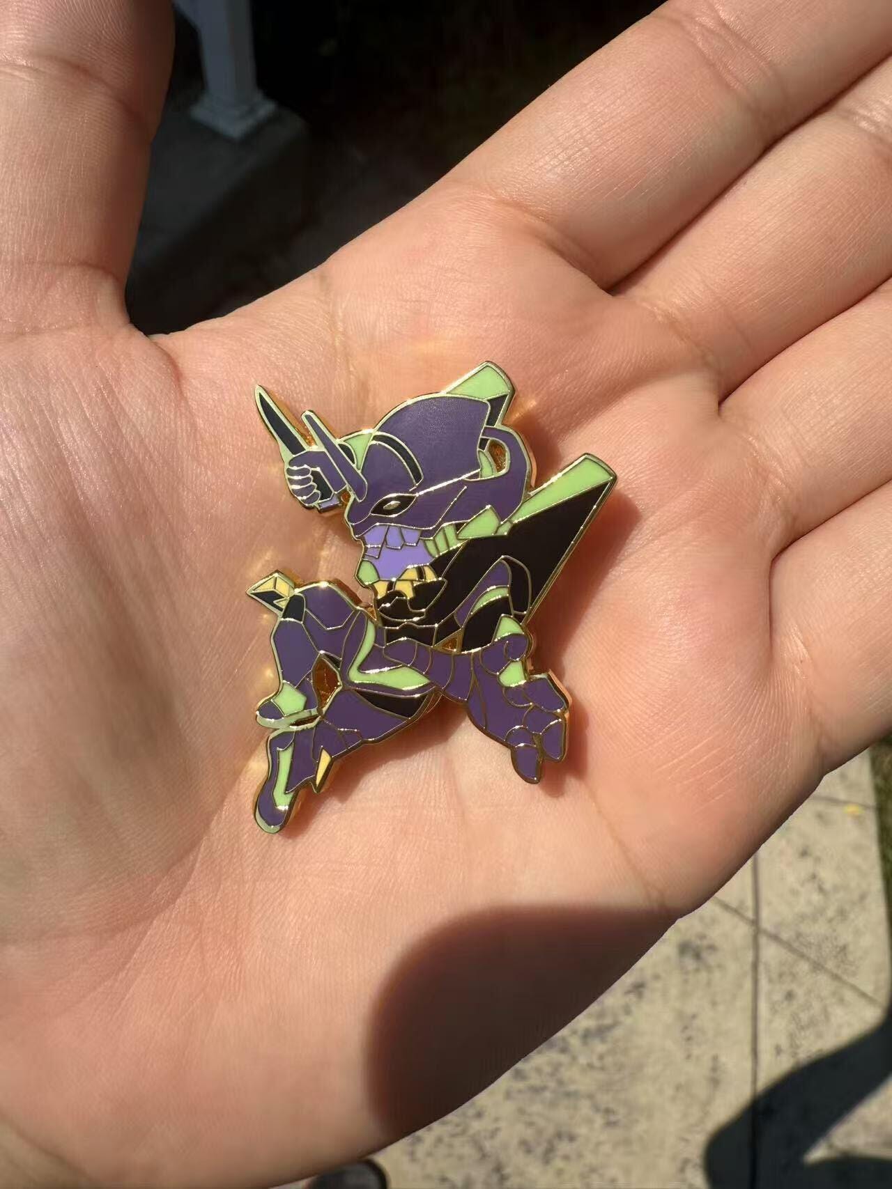 Eva unit 01 Hard Enamel Pins , Evangelion