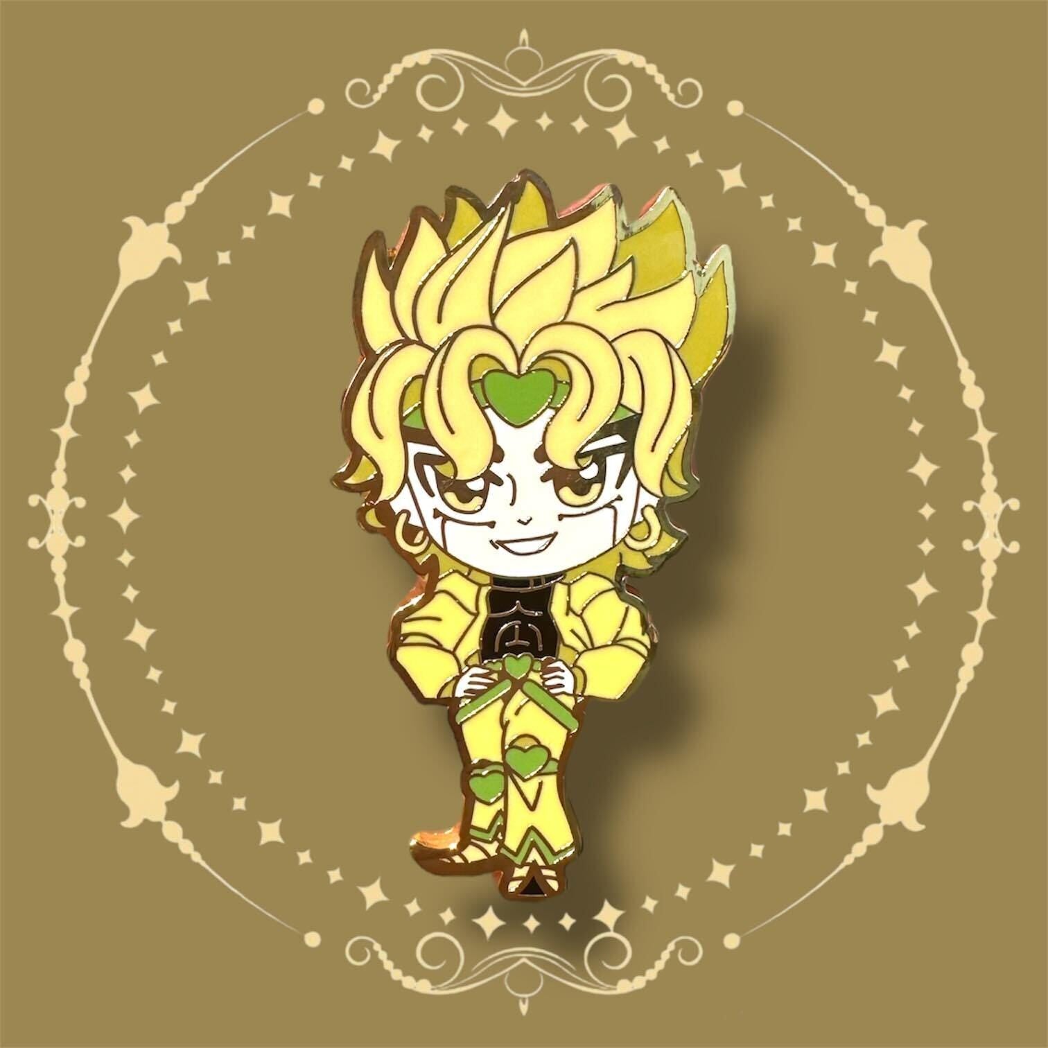 Dio Enamel Pin: Jojo's Bizarre Adventure Accessory | Jotaro pin