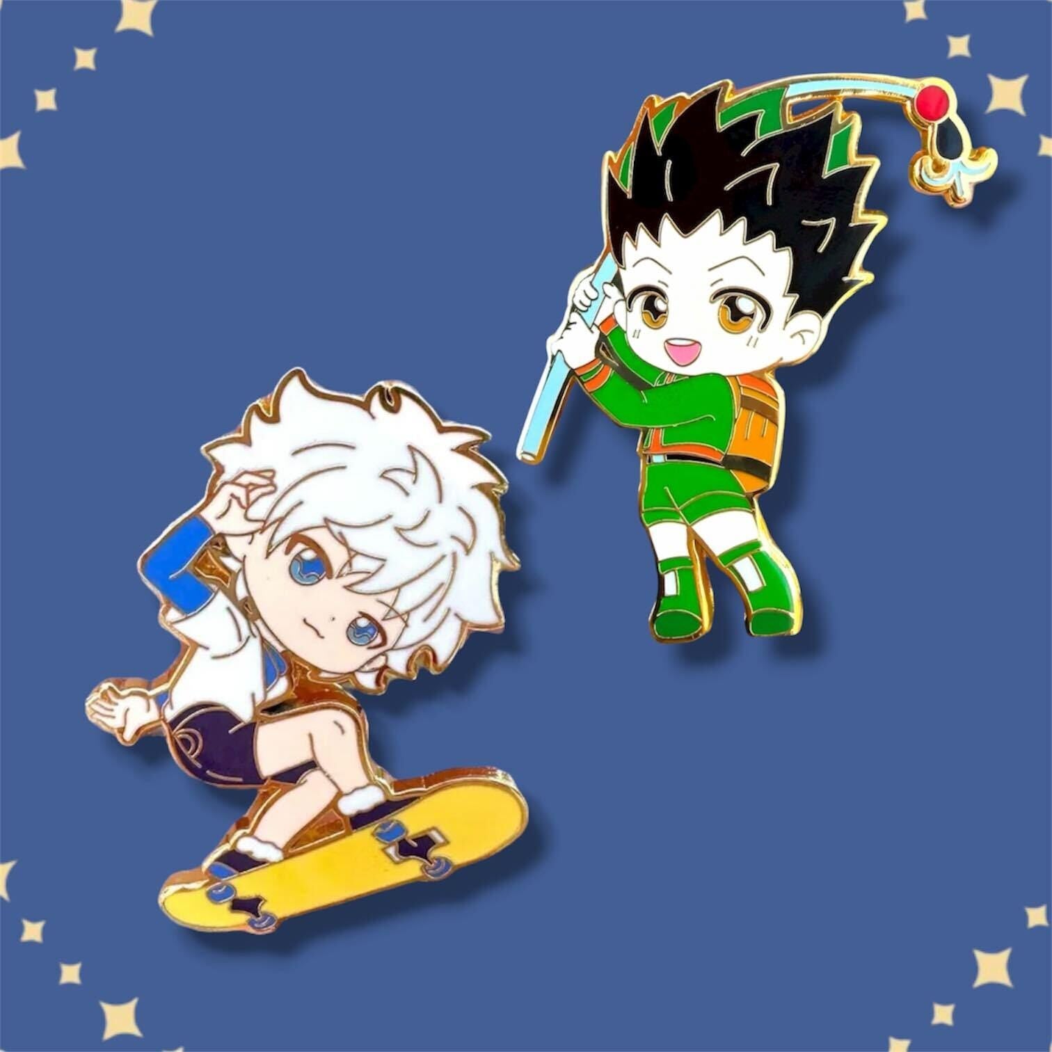 Killua enamel pin | Hunter pin | Gon