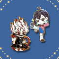 Dandadan Hard Enamel Pins – Momo & Ken Takakura