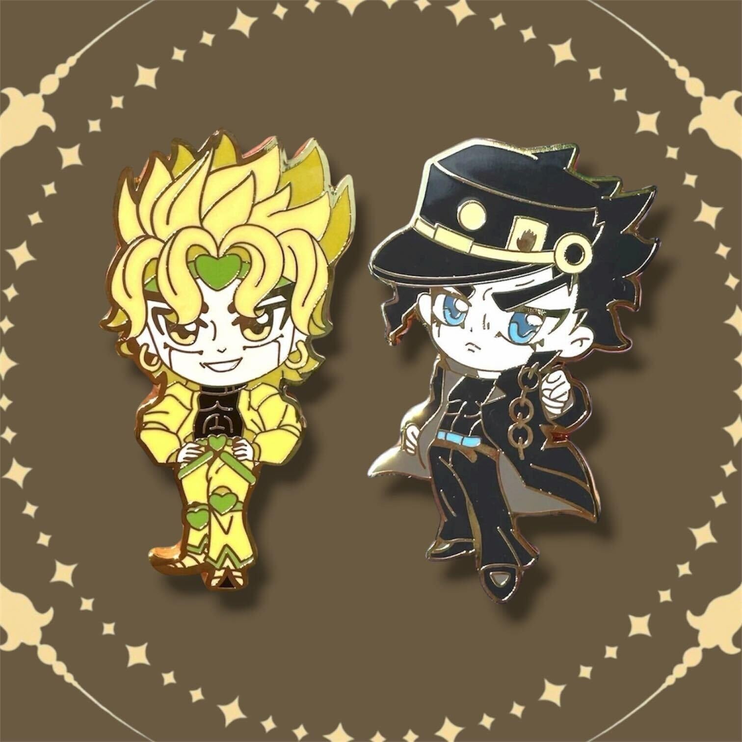 Dio Enamel Pin: Jojo's Bizarre Adventure Accessory | Jotaro pin