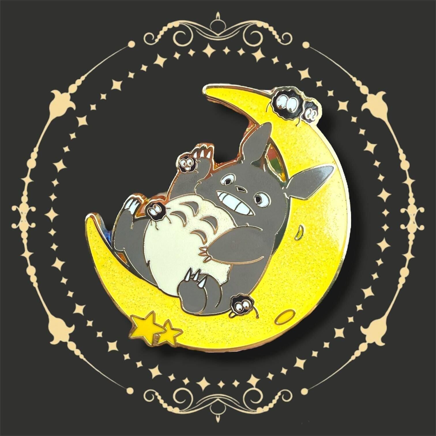 Totoro Enamel Pin | Studio Ghibli, Moon