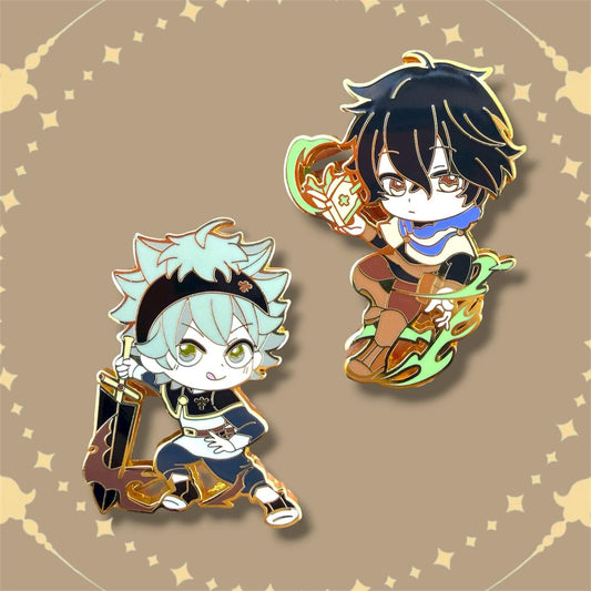 Asta enamel pin | Black clover | Yuno