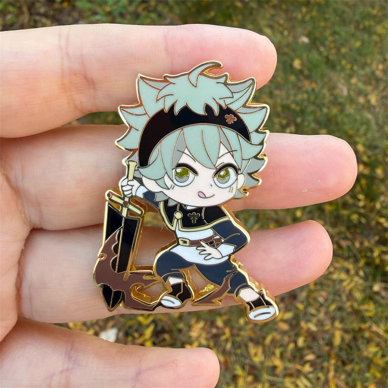 Asta enamel pin | Black clover | Yuno