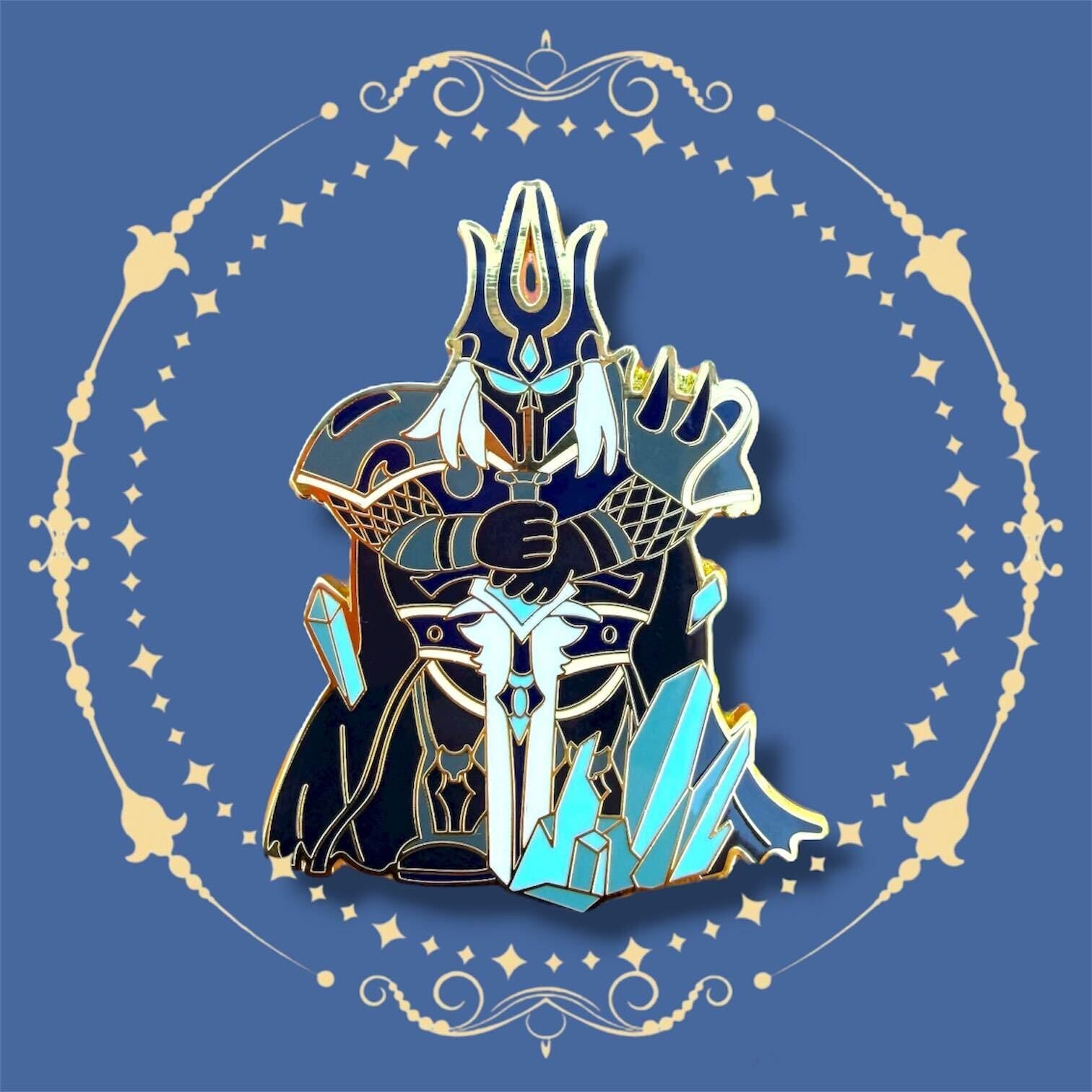 Lich King Hard Enamel Pin | WOW boss pin | Ragnaros pin
