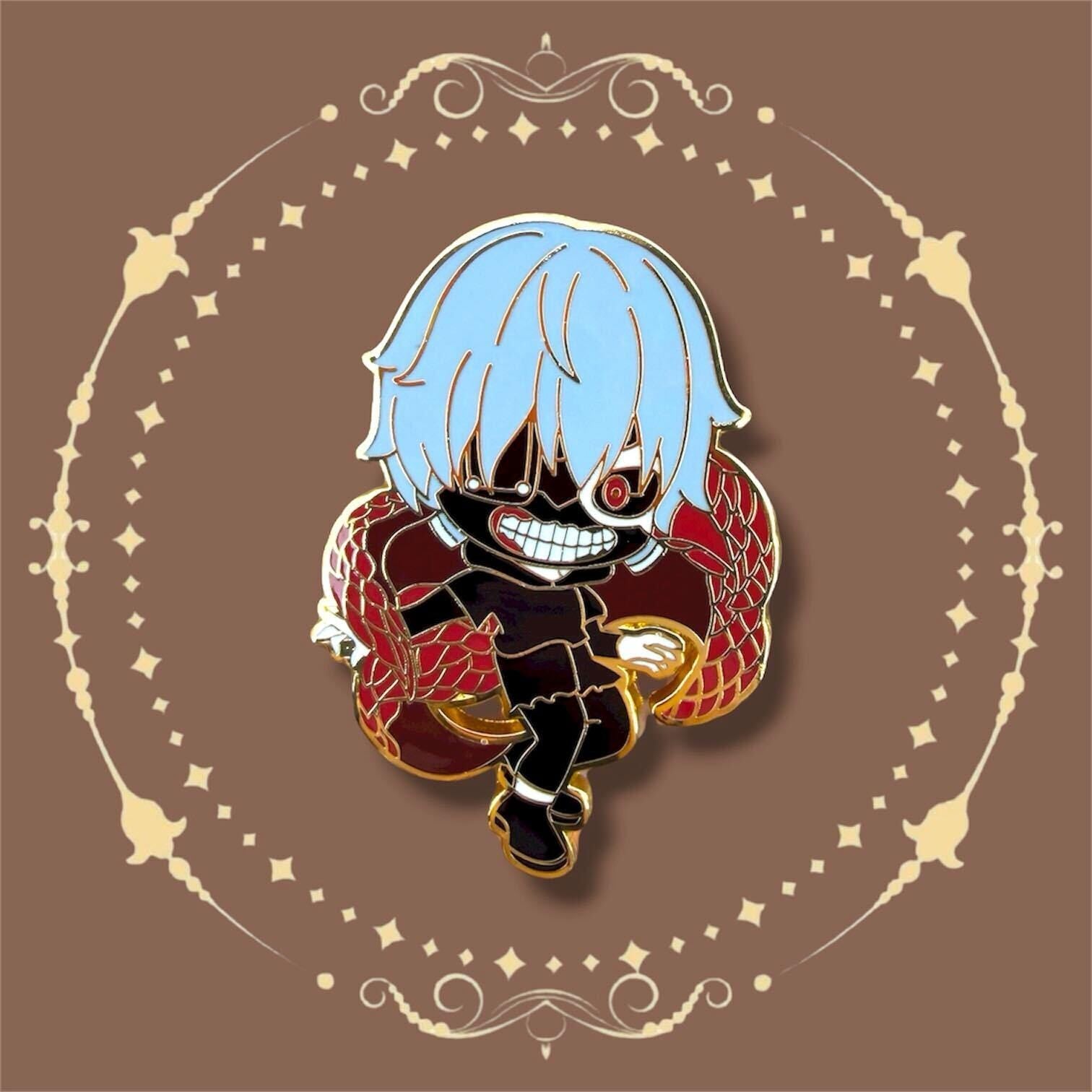 Ken Kaneki enamel pin | tokyo ghoul pin
