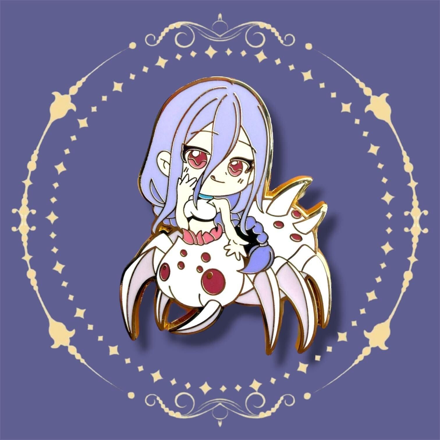 Shiraori Hard Enamel Pin | So I'm a Spider, So What? Kumoko