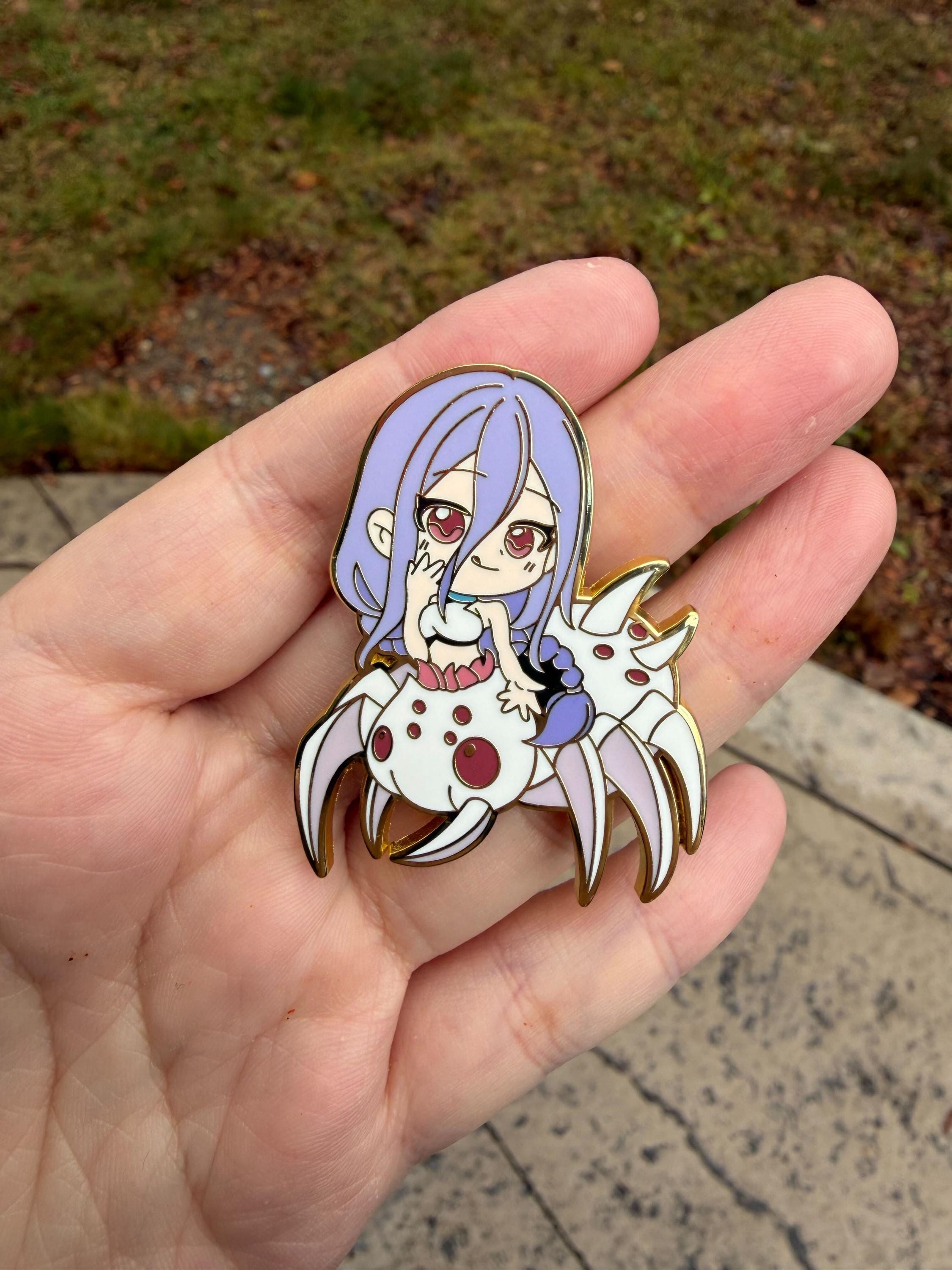 Shiraori Hard Enamel Pin | So I'm a Spider, So What? Kumoko