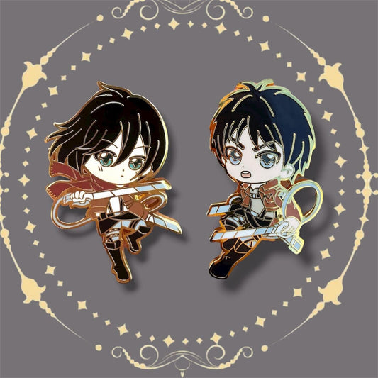 Ackerman Enamel Pin: Titan Anime Accessory | Eren Pin | Yeager
