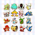 Pokemon Legendary enamel pins