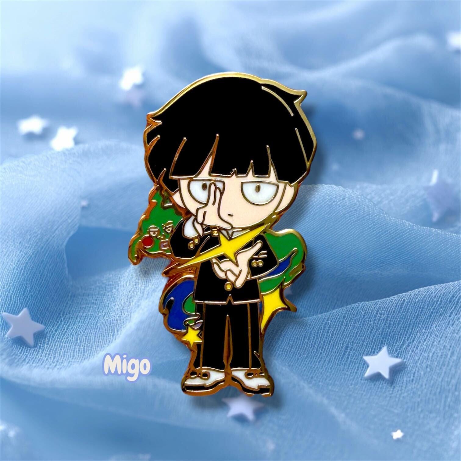 Mob Enamel Pin: Mob Psycho 100 (50mm/2"), Shigeo Kageyama