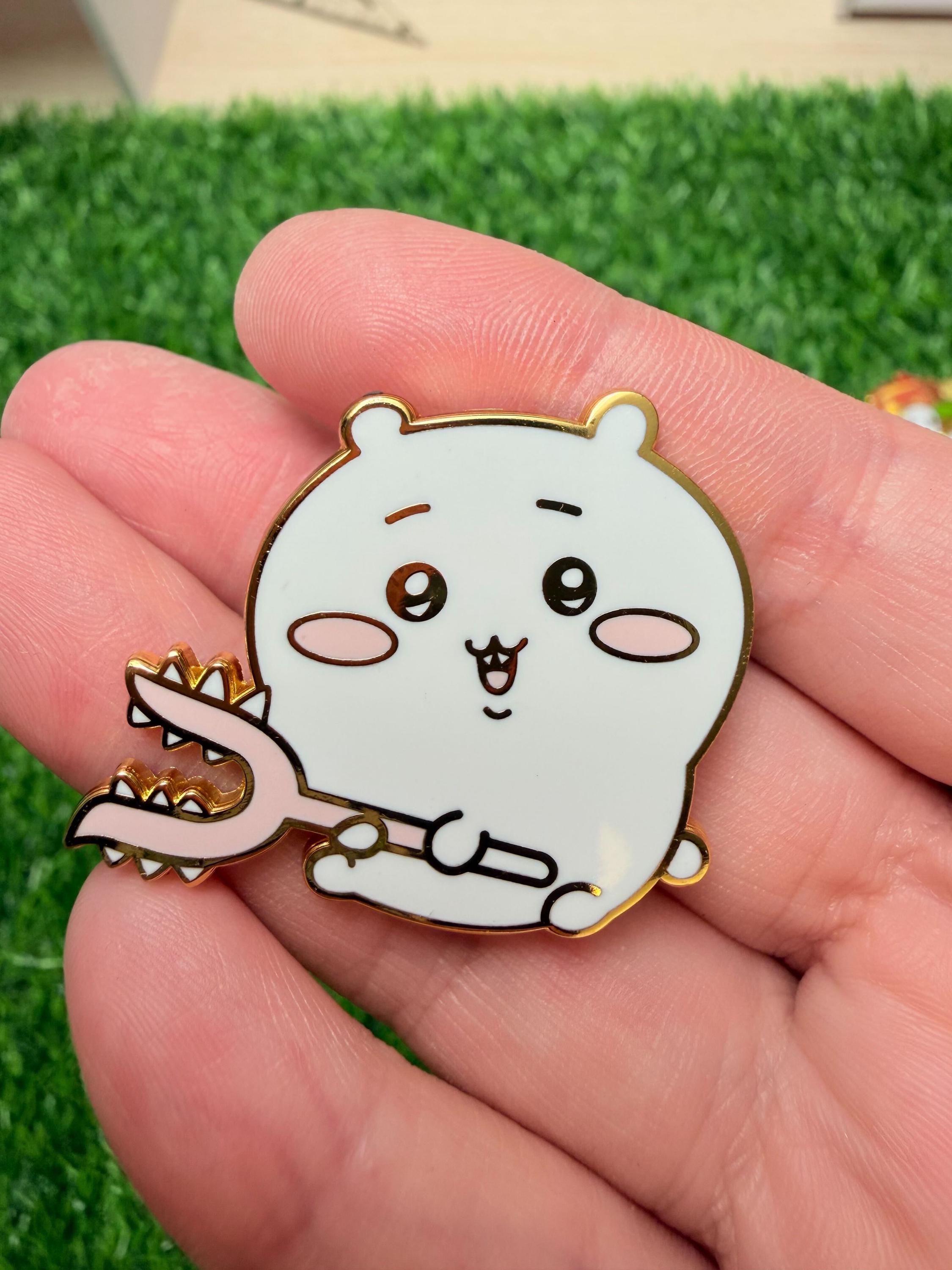 Chiikawa enamel pins, Usagi enamel pins, Hachiware enamel pins