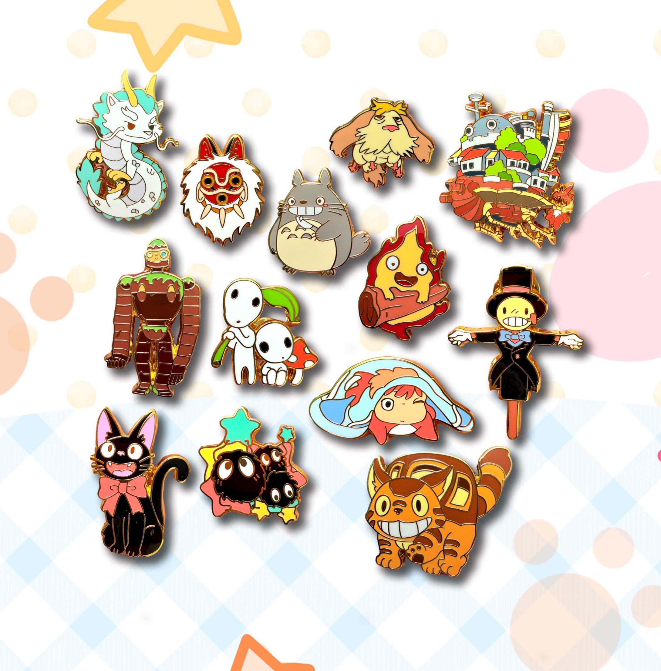 Studio Ghibli Enamel Pins