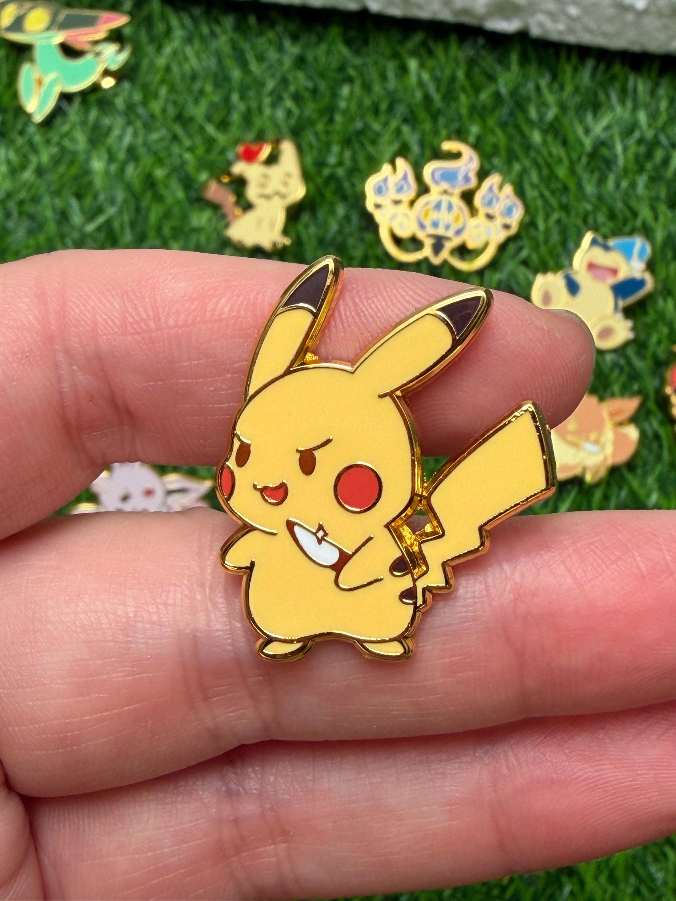 Stabby Pokemon enamel pins